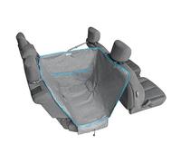 Kurgo Heather Half Hammock, Dog Car Seat Protector, Waterproof & Stain-Resistant, Secure Fit, Charcoal Grey