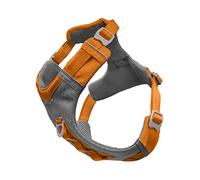 Kurgo Journey Air Dog Harness, Vest Harnesses for Dogs, Pet Hiking Harness for Running & Walking, Reflective, Padded, Includes Control Handle, No Pull Front Clip (Orange, X-Large)