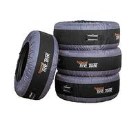 Kurgo K00036 Seasonal Tire Totes, Spare Tire Cover, Portable Wheel Bags, Winter Tire Cover, Handle for Easy Transportation, Universal Fit, Machine Washable, Fits Tires 22” to 31”, Includes 4 Tire Totes