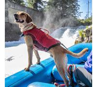 Kurgo Surf N Turf(TM) Dog Life Jacket, Red, X-Small