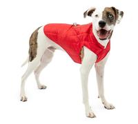 Kurgo Loft Dog Jacket, Dog Winter Coat, Water-Resistant, Reversible, Extra Large-Chili Red/Charcoal