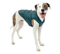Kurgo Loft Dog Jacket, Dog Winter Coat, Water-Resistant, Reversible, Extra Small-Ink Blue/Seaglass