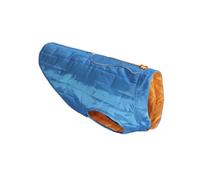 Kurgo Loft Dog Jacket, Reversible Dog Coat for Cold Weather, Blue/Orange, Large