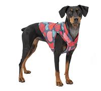 Kurgo Loft Dog Jacket, Reversible Winter Coat for Dogs, Reflective, Wear with Harness, Water Resistant, For Small Medium Large Pets (Lava Lamp, L)