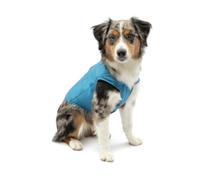 Kurgo Loft Dog Jacket, Reversible Dog Coat for Cold Weather, Blue/Orange, Small