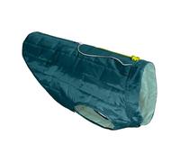 Kurgo Dog Loft Jacket, Water-Resistant, Reversible, Ink Blue/Seaglass, Small