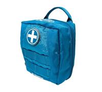 Kurgo RSG Dog First Aid Kit, 49 Piece Pet Medical Kit, Compact & Portable, MOLLE Compatible, Coastal Blue