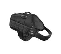 Kurgo RSG Dog Townie Harness, Easy On/Off Dog Hiking Harness, Adjustable, MOLLE Compatible, Extra Large-Black