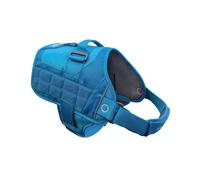 Kurgo RSG Dog Townie Harness, Easy On/Off Dog Hiking Harness, Adjustable, MOLLE Compatible, Large-Coastal Blue