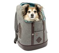 Kurgo Rucksack, Backpack for Small Dogs and Cats, Ideal for Hiking, Commuting or Travel, Waterproof Bottom, Heather Grey