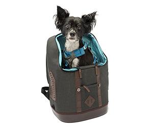 Kurgo Rucksack, Backpack for Small Dogs and Cats, Ideal for Hiking, Commuting or Travel, Waterproof Bottom, Black