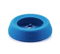 Kurgo Dog Travel Bowl Splash Free Bowl Prevents Spilling Holds 710ml Coastal Blue