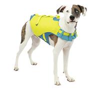 Kurgo Surf n' Turf Dog Life Jacket - Life Vest for Swimming, Floatation Vest with Reflective, Adjustable Features for Small Medium Large Pets (Yellow/Blue, X-Small)