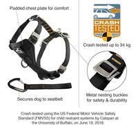 Kurgo Tru-Fit Enhanced Strength Dog Car Harness - Medium & Large ⭐⭐⭐⭐⭐