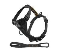 Kurgo Tru-fit Smart Harness with Seatbelt Tether - Black - Small (4.5kg - 11.3kg)