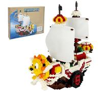 Kurimiaro Pirate Blocks Ship Model Kit, Grand Line Collection Micro Building Block Set for Adults, 2247 Pcs Deluxe Boat Gift for 14+ Includes 2 Pirate Figures