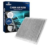 KURIMUP CF9846A Premium Cabin Air Filter with Activated Carbon, Fit for Mazda MPV, Mitsubishi Endeavor/Galant, Subaru Legacy/Outback/Tribeca, Toyota 4Runner/Celica/FJ Cruiser/Prius/Sienna