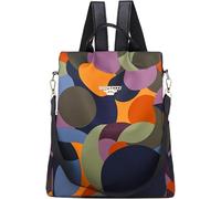 KurKur Zaino Donna Borsa Tracolla Antifurto da Viaggio Lavoro Daypack(B-取角,Taglia unica)