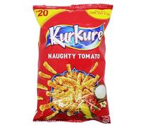 Kurkure Naughty Tomato Corn Snacks | Crunchy Masala Snack | Spicy & Tangy Flavour | 70g (3 Pack)