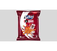 Kurkure Schezwan Chutney Flavoured Namkeen Snacks | Spicy Indo-Chinese Fusion | Crunchy Corn Snack | 70g (1 Pack, Schezwan)
