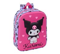KUROMI 3D Nursery Backpack, Easy Cleaning, Ideal for Children of Different Ages, Comfortable and Versatile, Quality and Resistance, 22 x 10 x 27 cm