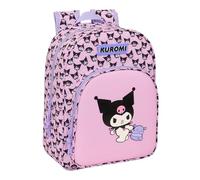 KUROMI - Animated Children's School Backpack, Children's Backpack, Adaptable to Trolley, Ideal for School Children, Comfortable and Versatile, Quality and Resistance, 26 x 11 x 34 cm