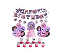 Kuromi Birthday Decorations Kuromi Birthday Decoration Kuromi Balloons Birthday Kuromi Birthday Balloons Kuromi Cake Topper Kuromi Birthday Banner Kuromi Hanging Swirls Kuromi Party Supplies
