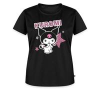 Kuromi in Leo Style Women’s Premium T-Shirt Black