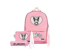 Kuromi Kuromi Three Piece School Bag Student Cute Large Capacity Backpack
