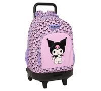 KUROMI - Large Backpack with Wheels, Compact, Removable, Ideal for Children of Different Ages, Comfortable and Versatile, Quality and Resistance, 33 x 22 x 45 cm