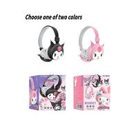 (Kuromi) Mario Super Kuromi Bros Mouse Fashionable Wireless Bluetooth Headset