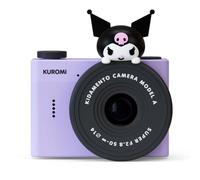 Kuromi Mini Kids Digital Camera & Video Camcorder by Kidamento, 32GB Memory Card, Adjustable Soft Strap Lanyard, Scavenger Hunt Momento Book - Model A Kuromi