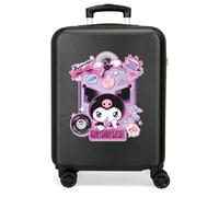 Kuromi Sweet Dream, Children's Suitcase Made of ABS, Rigid and Lightweight Material, Double Wheels, Side Combination Lock, by Joumma Bags, Wonder, Talla única, Suitcase