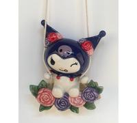 Kuromi Swinger, 5.5" L x 3" W x 6.5" H Created by Blue Sky Clayworks