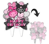 Kuromii Melody Birthday Cake Topper Girls Party Decorations