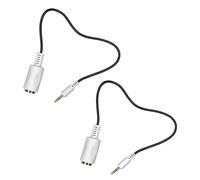 Kurrent Electric (2 Pack of Type-B MIDI to 3.5mm Adapter 13" Inch Cables in White