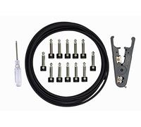 Kurrent Electric Solderless Guitar Pedal Patch Cable Kit 6 Pack to Make Custom Length Cables for Pedalboard