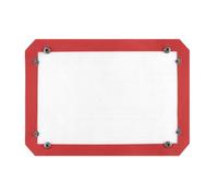 kurriuwu Heat-Resistant Baking Mat Silicone Baking Mat for Oven Non-Stick Heat-Resistant Easy Clean Reusable Baking Sheet for Cookies Macaroons Bread Red L