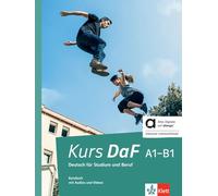 Kurs DaF A1-B1 - Livre élève hybride: Deutsch für Studium und Beruf. Kursbuch mit Audios und Videos inklusive Lizenzschlüssel allango (24 Monate)