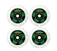 KURSTOL Carbide Wood Saw Blade - 4pcs 75mm Cutting Disc for Wood Laminate Rubber Plastic with 10mm Bore for Mini Angle Grinder