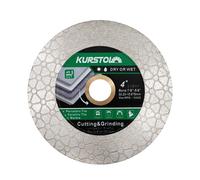 KURSTOL Diamond Cutting Disc - 4“/105mm Dual-Purpose Tile Diamond Saw Blade,Angle Grinder Blade Arbor 7/8"-5/8" for Cutting and Grinding Ceramic Tiles,Porcelain,Granite,Marble