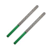KURSTOL Diamond Mortar Raking Bit - 2pcs 7.2mm x 74mm Round Shank Tuck Point Pin for Brickwork Joint Mortar Removal Masonry,Stone,Concrete Drill Bit