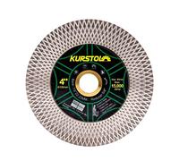 KURSTOL Tile Diamond Saw Blade - 4"/105mm Dual-Purpose Diamond Cutting Disc,Angel Grinder Blade Arbor 7/8"-5/8" for Cutting and Grinding Ceramic Tiles,Porcelain,Granite,Marble