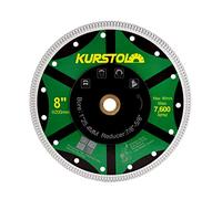 KURSTOL Tile Porcelain Diamond Blade - 8"/200mm Super Thin Diamond Cutting Disc Wheel,Arbor 7/8"-5/8" for Ceramic Granite,Marble Angle Grinder Tile Saw Blade