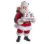 Kurt Adler 10.5-Inch Fabriché Countdown Santa