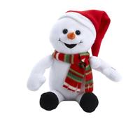 Kurt Adler 10-Inch Laughing Snowman with Farting Sound