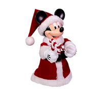 Kurt Adler 10-Inch Mickey Mouse Treetop/Tablepiece with Bendable Arms, Red, 10-inches