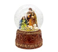 Kurt Adler 100MM Wind-Up Musical Nativity Scene Water Globe.