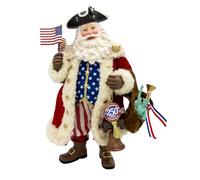 Kurt Adler 11 Inch Fabriché™ 250th Anniversary of America Musical Santa