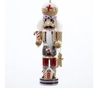 Kurt Adler 12.7cm Gingerbread Kisses Wooden Nutcracker Christmas Ornament